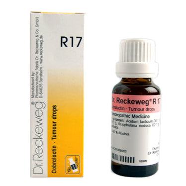 Dr.Reckeweg R17 homeopathy Tumour drops for Tissue growths, Scales, Warts, Eczema, Rashes