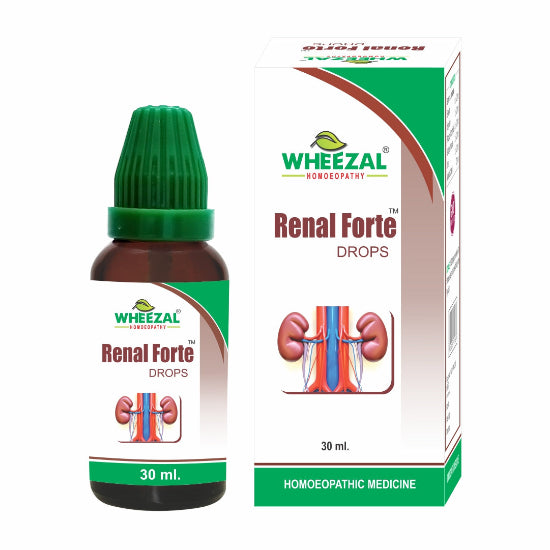 wheezal renal forte drops, renal forte drops, homeopathic kidney medicine, kidney support homeopathy, creatinine control homeopathy,