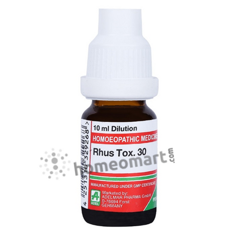 German Rhus Tox Homeopathy Dilution 6C, 30C, 200C, 1M, 10M