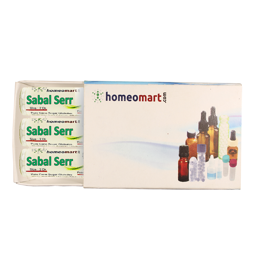 Homeopathy Sabal Serrulata 2 Dram Pills 6C, 30C, 200C, 1M, 10M