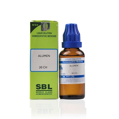 SBL Alumen Homeopathy Dilution 6C, 30C, 200C, 1M, 10M.