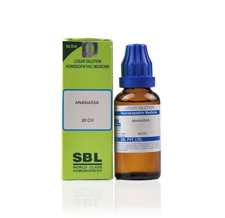 SBL Ananassa Homeopathy Dilution 6C, 30C, 200C, 1M, 10M.