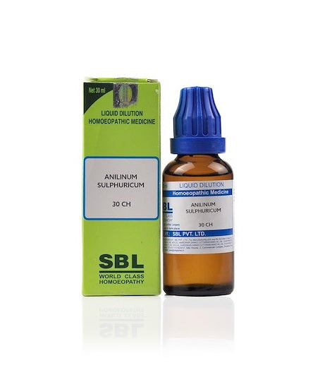 SBL Anilinum Sulphuricum Homeopathy Dilution 6C, 30C, 200C, 1M, 10M, CM