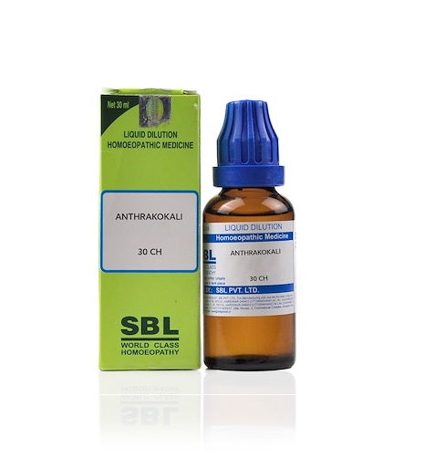 SBL Anthrakokali Homeopathy Dilution 6C, 30C, 200C, 1M, 10M, CM