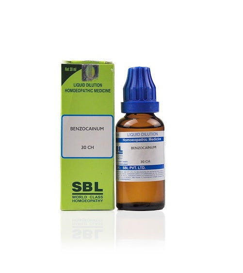 SBL Benzocainum Homeopathy Dilution 6C, 30C, 200C, 1M, 10M, CM