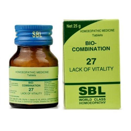 SBL Bio Combination No.27 Tablets for Lack of Vitality