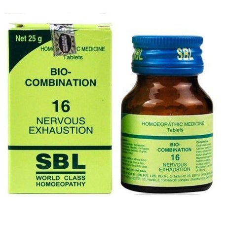 SBL Biocombination BC16 Tablets for Nervous Exhaustion 