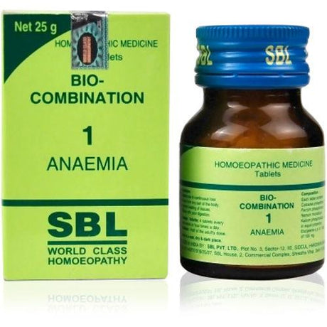 SBL BC1 is a homeopathic remedy for anemia, iron deficiency, and fatigue. It boosts hemoglobin, relieves weakness, and improves overall vitality.