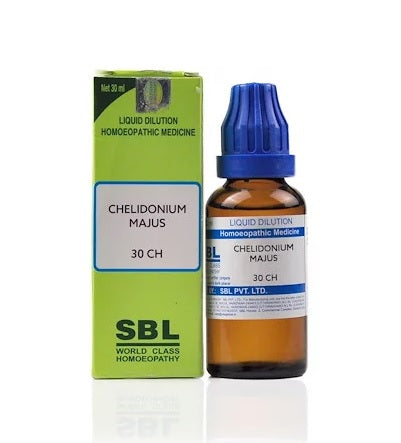 SBL Chelidonium Majus Homeopathy Dilution 6C, 30C, 200C, 1M, 10M.