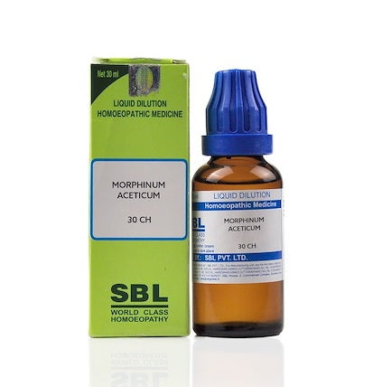 SBL Morphinum Aceticum Homeopathy Dilution 6C, 30C, 200C, 1M, 10M, CM