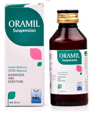 SBL Oramil Suspension Syrup for Teething Trouble in Infants