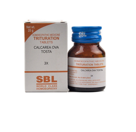 SBL Calcarea Ova Tosta 3X for White vaginal discharge