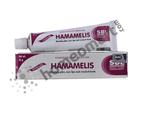SBL Hamamelis Ointment for bleeding piles & haemorrhoids