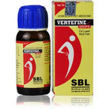 SBL Vertefine Drops, Vertefine Drops, homeopathic medicine for back pain, lower back pain relief drops, lumbago treatment homeopathy, sciatica homeopathic medicine, spondylosis homeopathy remedy