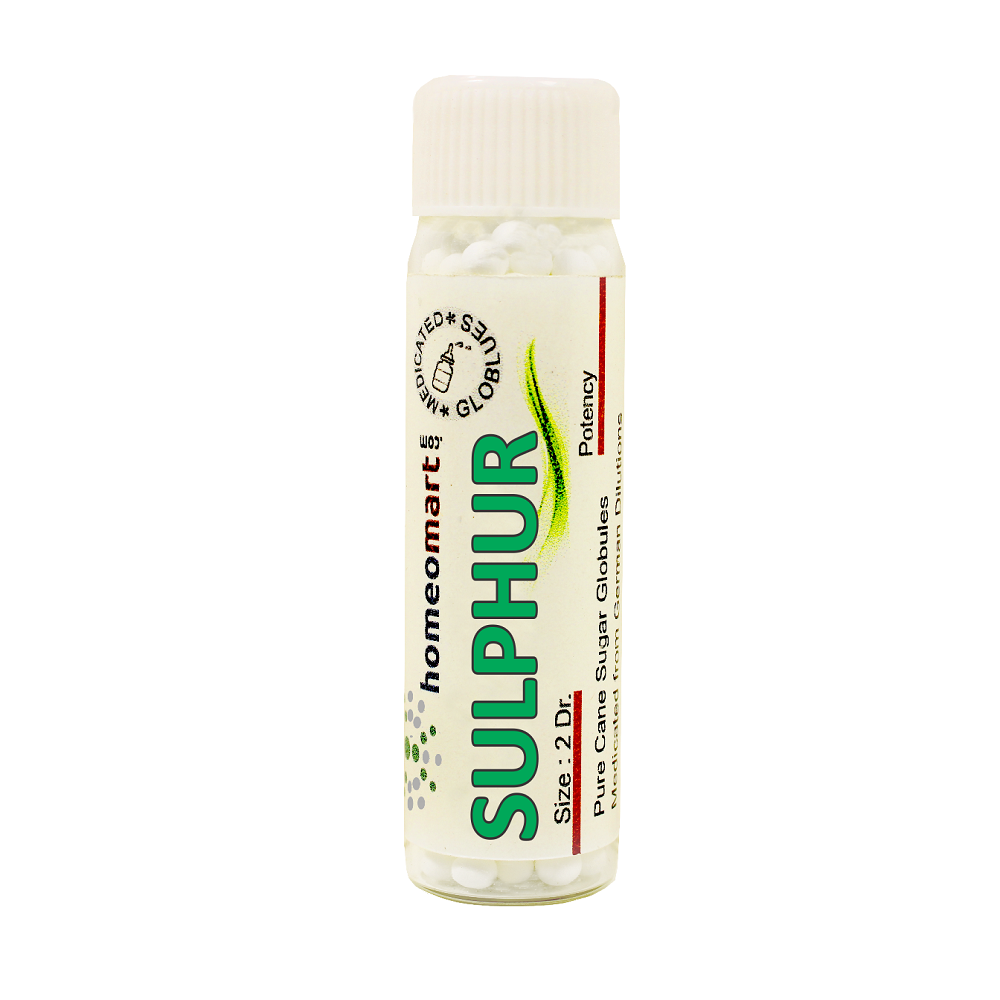 Sulphur 2 Dram homeopathic Pills 6C, 30C, 200C, 1M, 10M