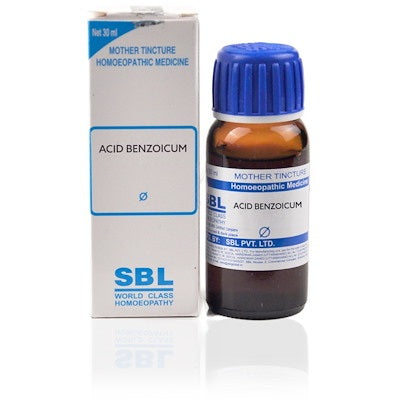 SBL Acidum Benzoicum Homeopathy Mother Tincture Q