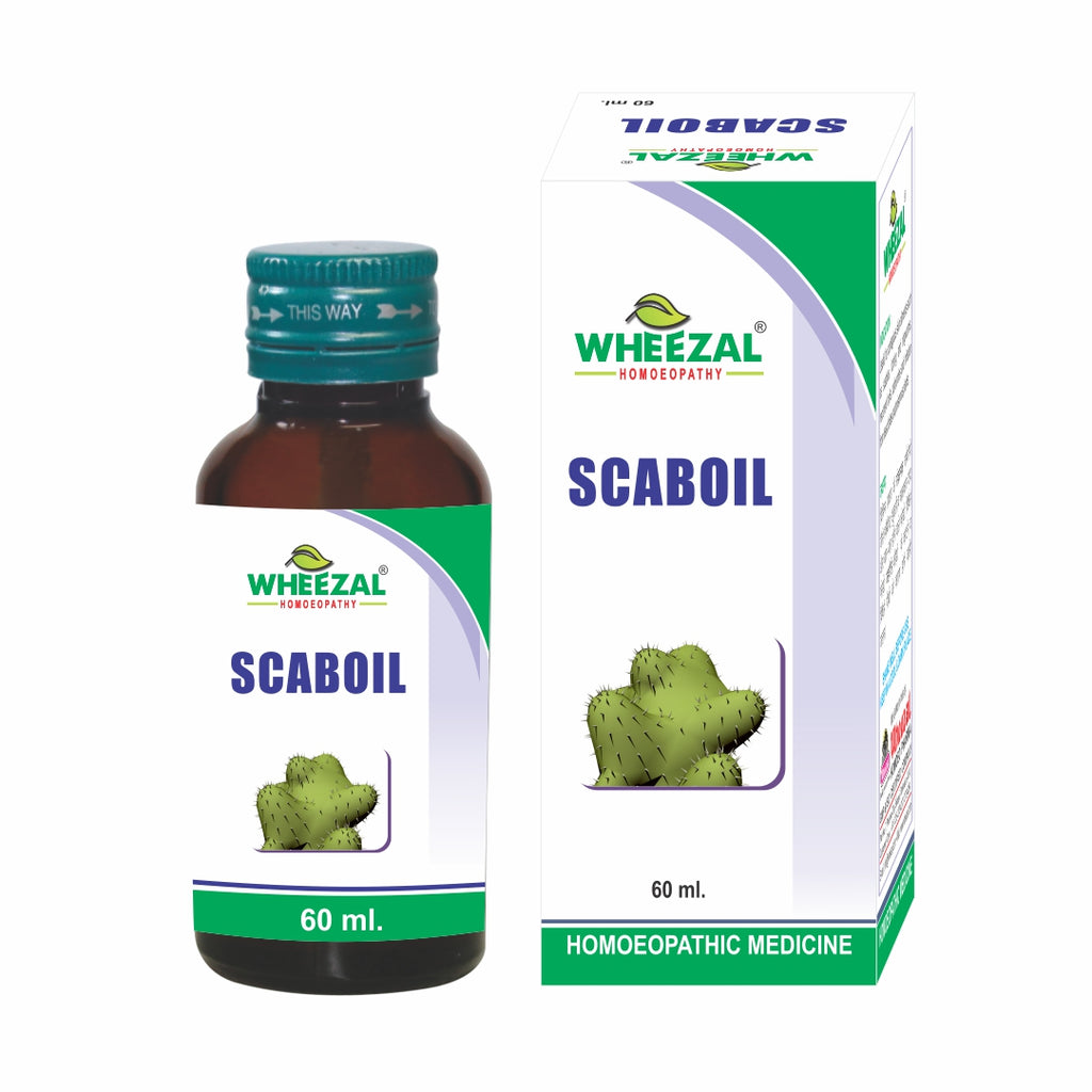 Wheezal Homeopathy Scaboil for Boils, Abscess, Carbuncles, Ring Worms