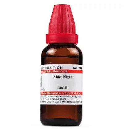 Schwabe Abies Nigra Homeopathy Dilution 6C, 30C, 200C, 1M, 10M