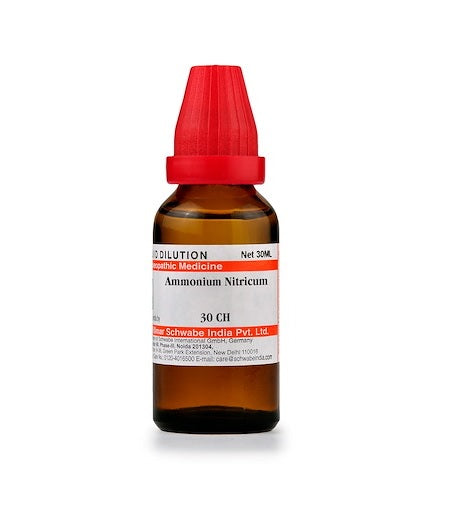 Schwabe Ammonium Nitricum Homeopathy Dilution 6C, 30C, 200C, 1M, 