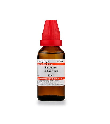 Schwabe Bismuthum Subnitricum Homeopathy Dilution 6C, 30C, 200C, 1M, 10M