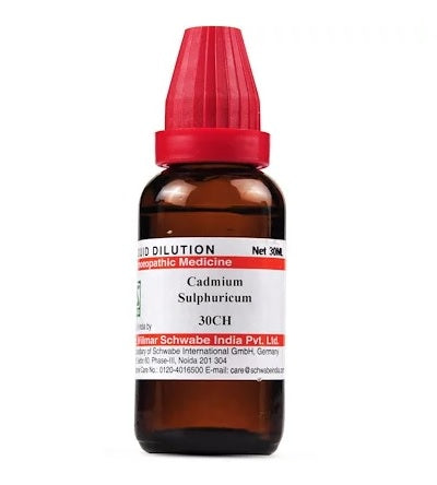 Schwabe-Cadmium-Sulphuricum-Homeopathy-Dilution-6C-30C-200C-1M-10M.