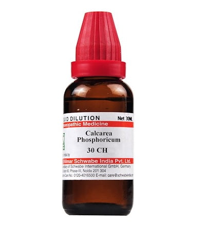 Schwabe Calcarea Phosphoricum Homeopathy Dilution 6C, 30C, 200C, 1M, 10M.