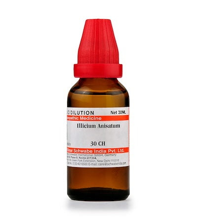 Schwabe Illicium Anisatum Homeopathy Dilution 6C, 30C, 200C, 1M