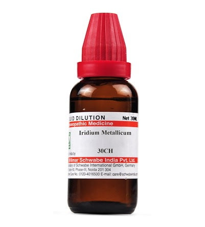 Schwabe-Iridium-Metallicum-Homeopathy-Dilution-6C-30C-200C-1M