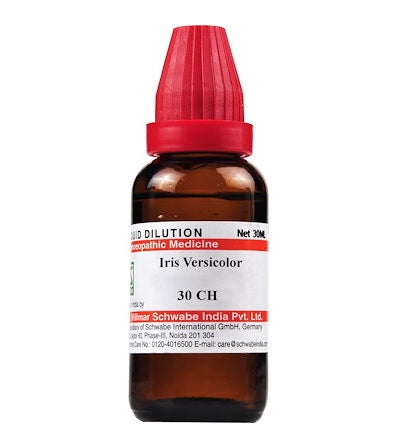 Schwabe-Iris-Versicolor-Homeopathy-Dilution-6C-30C-200C-1M-10M-50M-CM