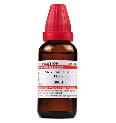 Schwabe Mercurius Iodatus Flavus Homeopathy Dilution 6C, 30C, 200C, 1M, 10M