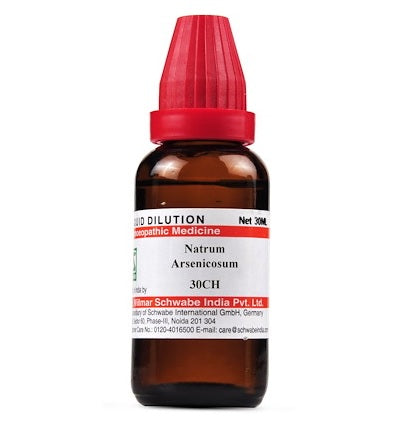 Schwabe Natrum Arsenicosum Homeopathy Dilution 6C, 30C, 200C, 1M, 10M