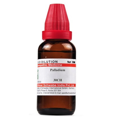 Schwabe Palladium Homeopathy Dilution 6C, 30C, 200C, 1M, 10M