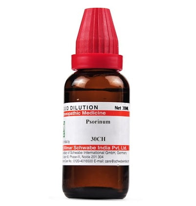 Schwabe Psorinum Homeopathy Dilution 6C, 30C, 200C, 1M, 10M