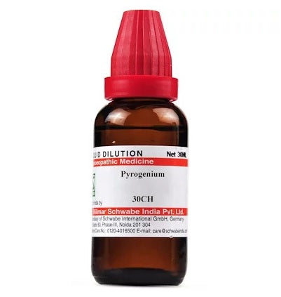 Schwabe Pyrogenium Homeopathy Dilution 6C, 30C, 200C, 1M, 10M