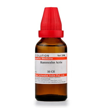Ranunculus Acris Homeopathy Dilution 6C, 30C, 200C, 1M, 10M