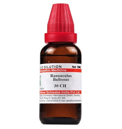 Schwabe Ranunculus Bulbosus Homeopathy Dilution 6C, 30C, 200C, 1M, 10M