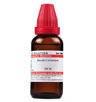 Schwabe-Secale-Cornutum-Homeopathy-Dilution-6C-30C-200C-1M-10M