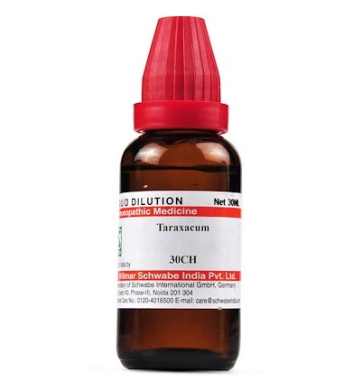 Schwabe Taraxacum Officinale Homeopathy Dilution 6C, 30C, 200C, 1M, 10M