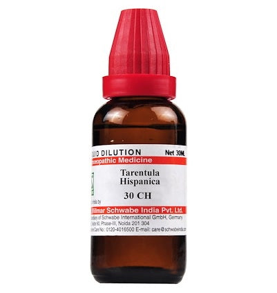 Schwabe Tarentula Hispanica Homeopathy Dilution 6C, 30C, 200C, 1M, 10M