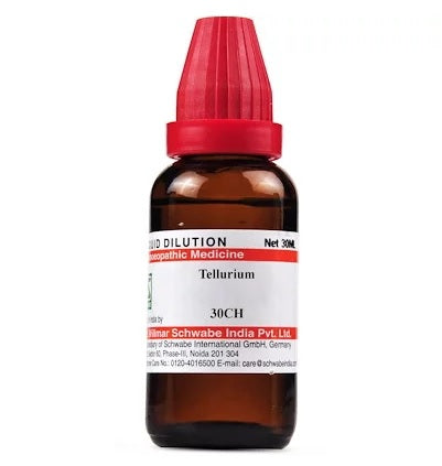 Schwabe Tellurium Homeopathy Dilution 6C, 30C, 200C, 1M, 10M