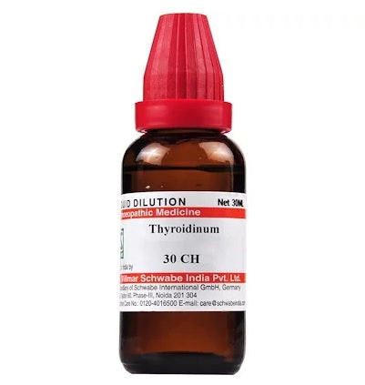 Scwabe Thyroidinum Homeopathy Dilution 6C, 30C, 200C, 1M, 10M