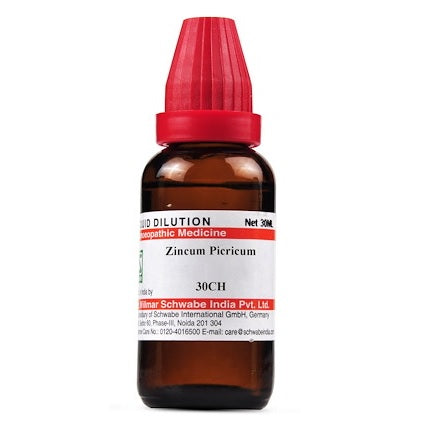 Zincum Picricum Homeopathy Dilution 6C, 30C, 200C, 1M, 10M, CM