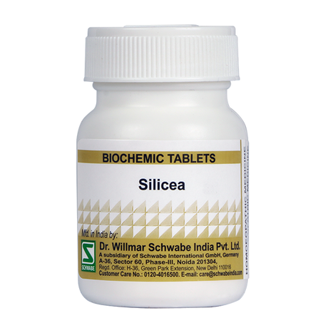 Schwabe Biochemic Tablets  Silicea 3x, 6x, 12X, 30X, 200X 