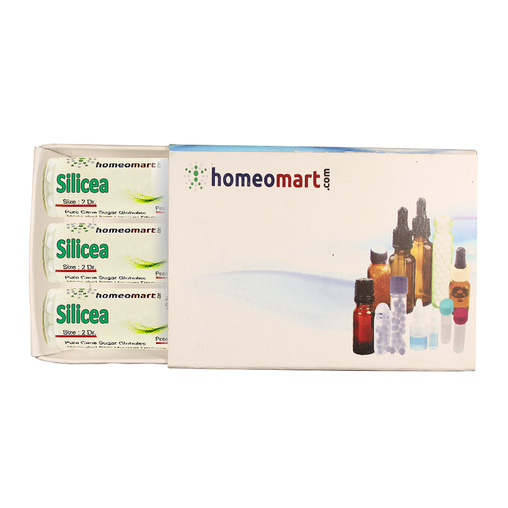 Homeopathy Silicea 2 Dram Pills 6C, 30C, 200C, 1M, 10M