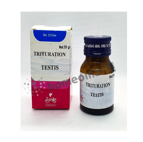 Testes (testis) Siccati Homeopathy Trituration Tablet