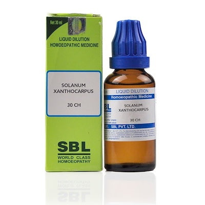 SBL Solanum xanthocarpum Homeopathy Dilution 6C, 30C, 200C, 1M, 10M, CM