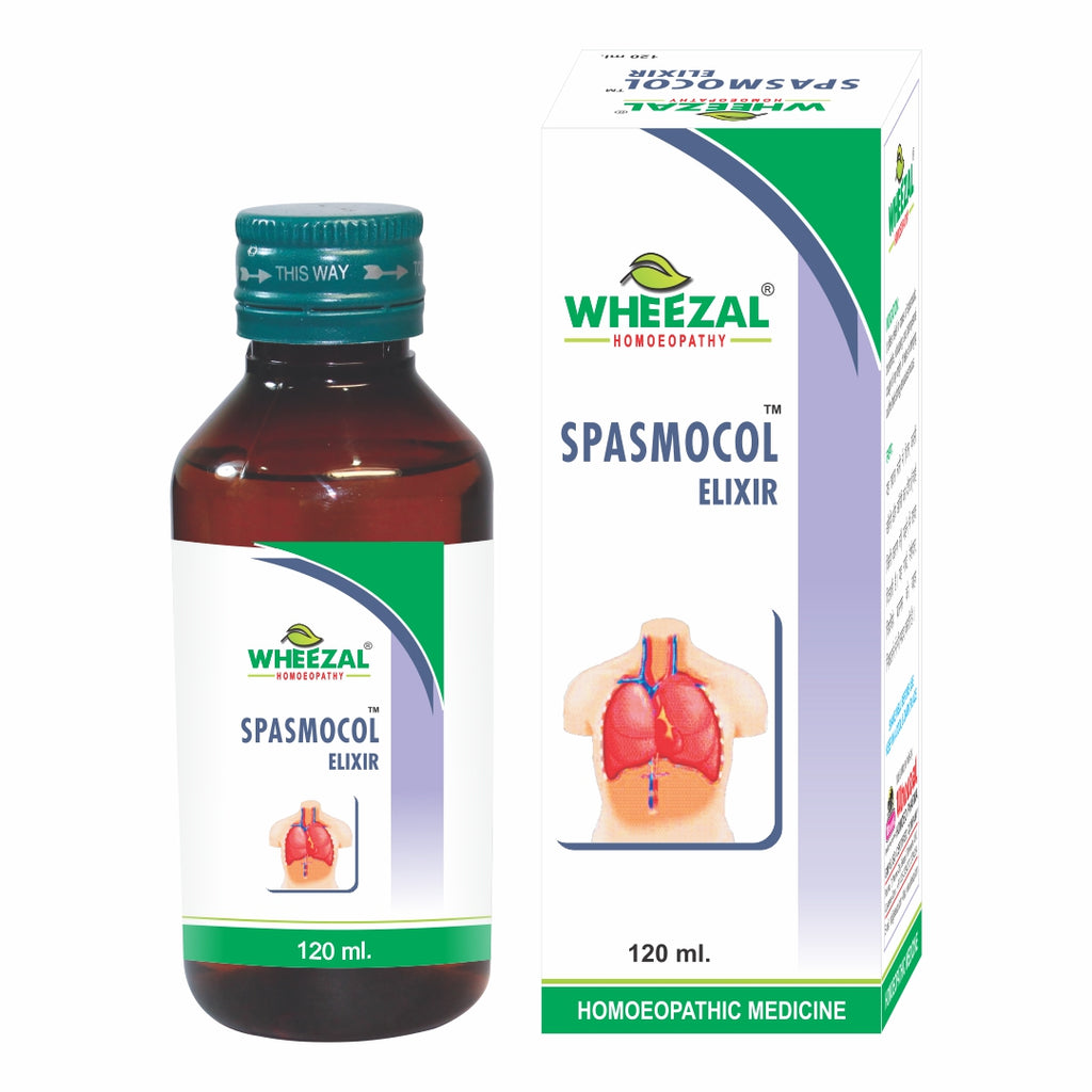 Wheezal Homeopathy Spasmocol Liquid for Whooping and Asthmatic Cough