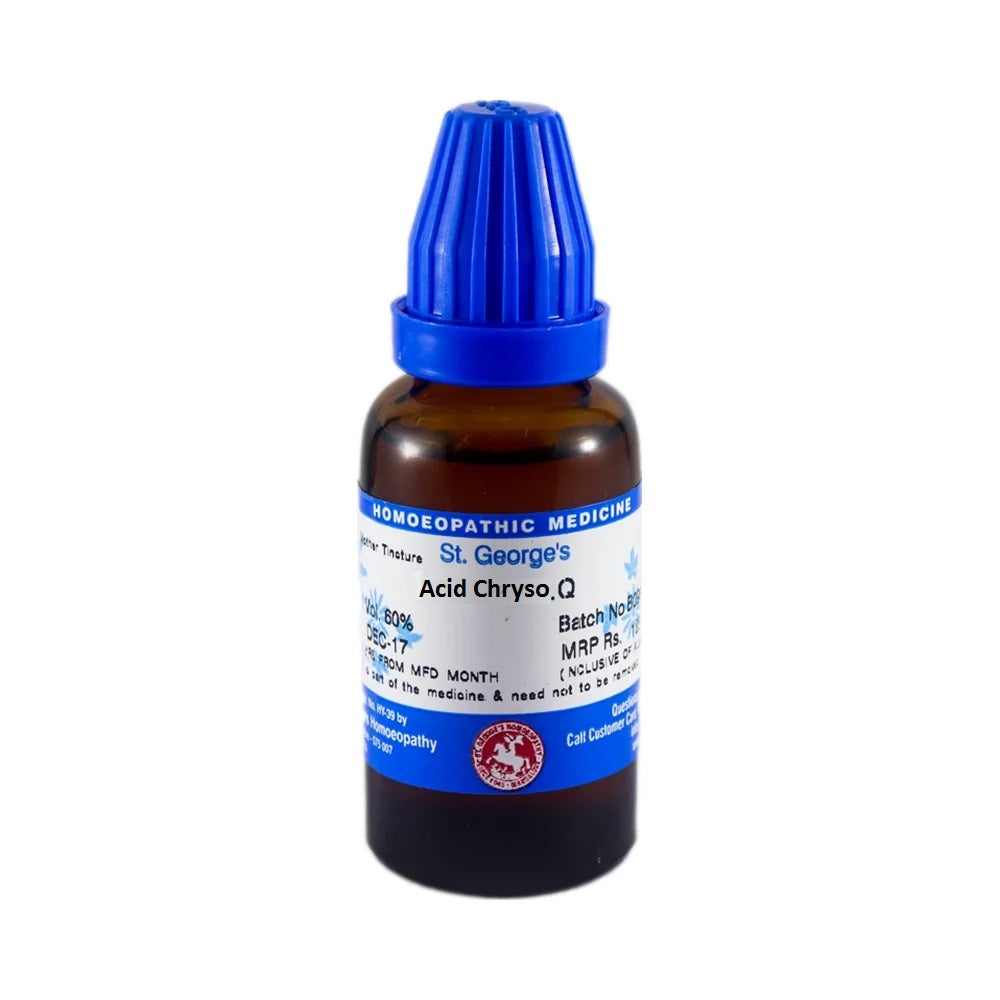 St George Acidum Chrysophanicum Mother Tincture