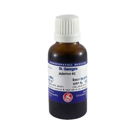 Homeopathy Adamus Dilution 6C, 12C, 30C, 200C, 1M, 10M