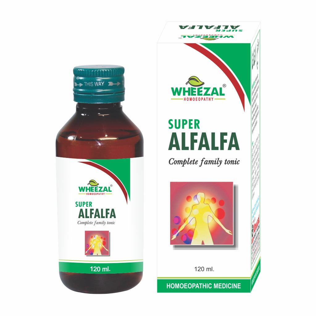 Wheezal Homeopathy Super Alfalfa Tonic for Anorexia and loss of appetite